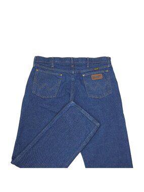 Wrangler Mens Regular Fit 34x30 Western Cowboy Jeans 100% Cotton Classic Style